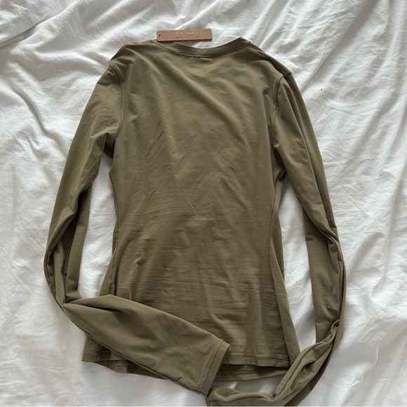 BNWT SKIMS FITS EVERYBODY LONGSLEEVE XS KHAKI - Picture 3 of 5